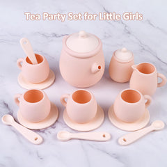 MCGMITT silicone sugar bowl with lid for organized pretend tea