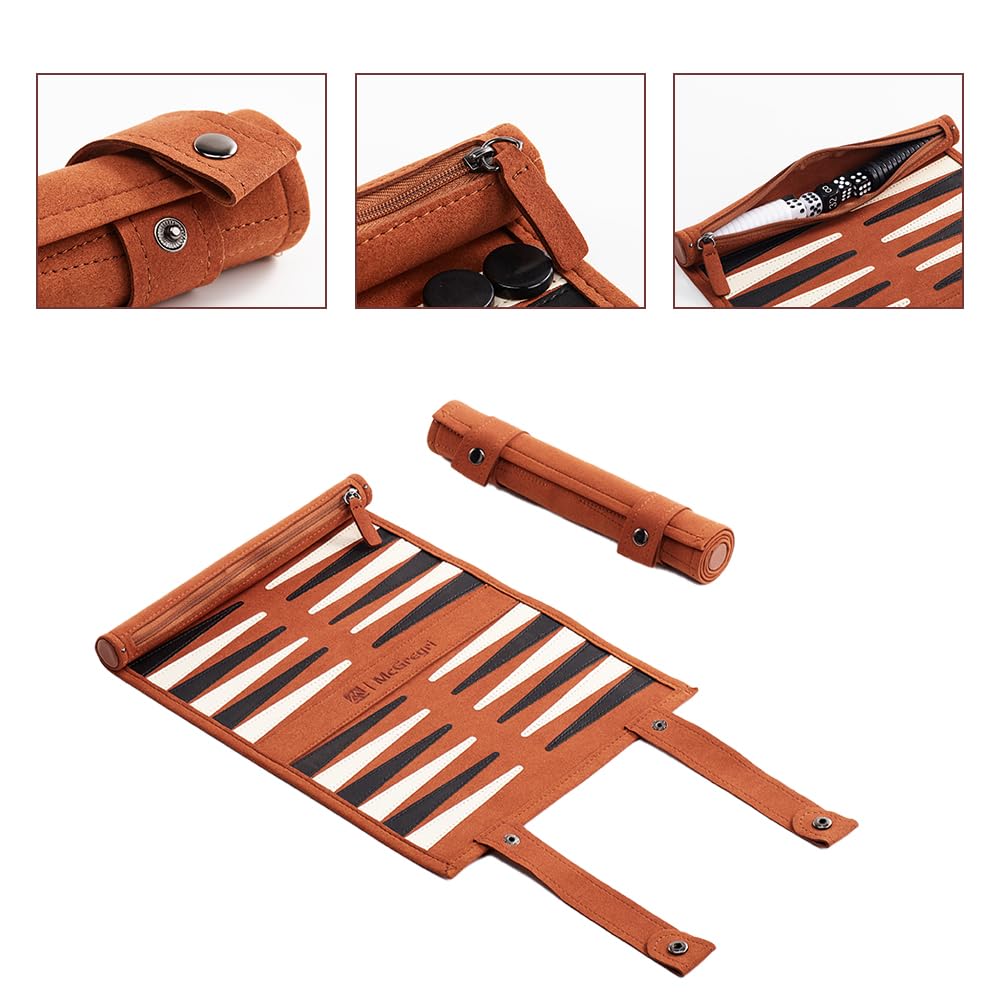 McGregri Backgammon dice set for smooth, reliable throws.