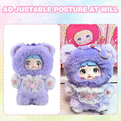Mckkymi collectible plush box with loop for hanging on bags or shelves