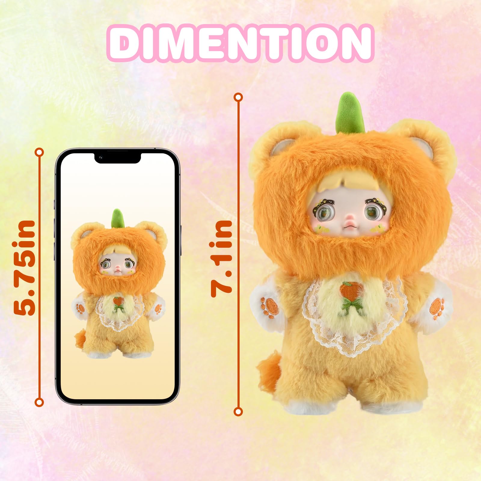 Mckkymi plush set with 6 regular figures and 1 special edition