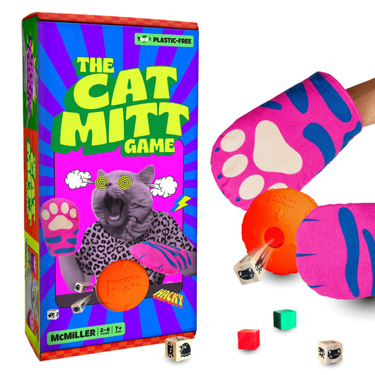 MCMILLER ENTERTAINMENT Cat Mitt Game mitts in action during family game night