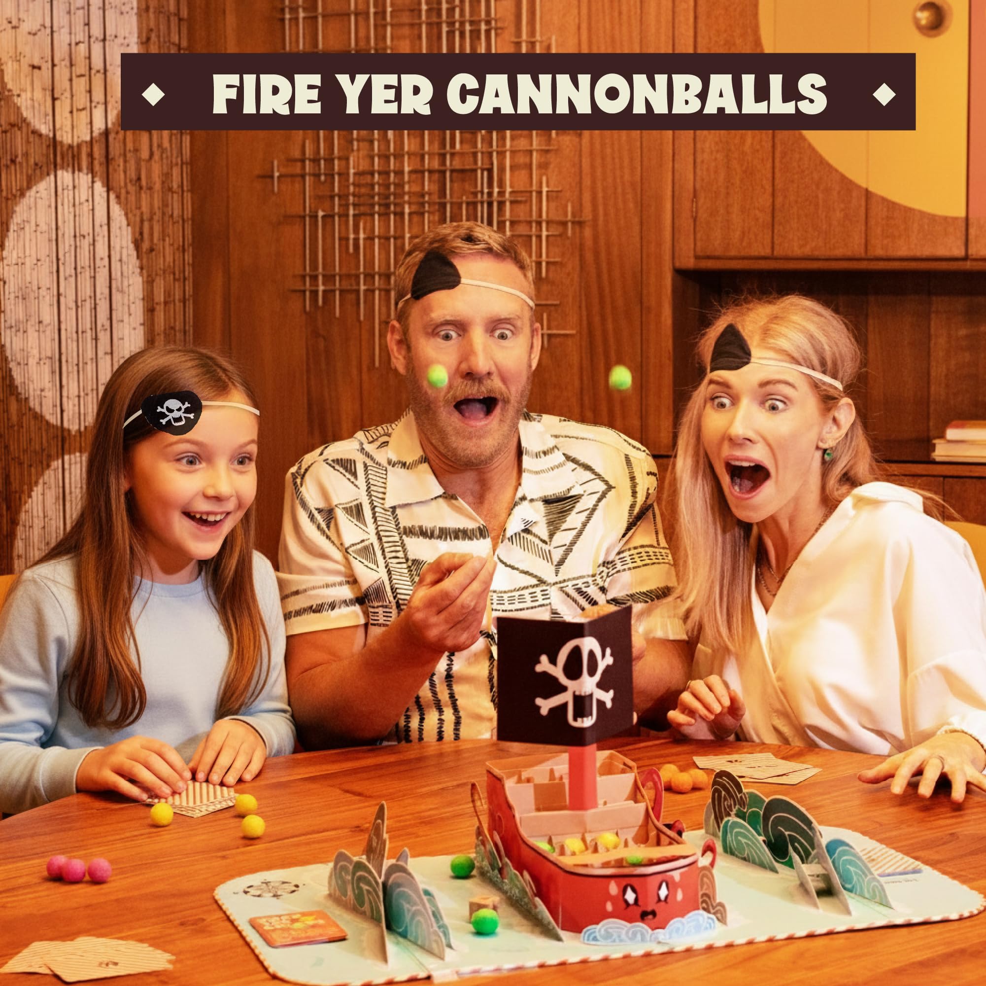 MCMILLER ENTERTAINMENT felt cannonballs rest ready for another throw