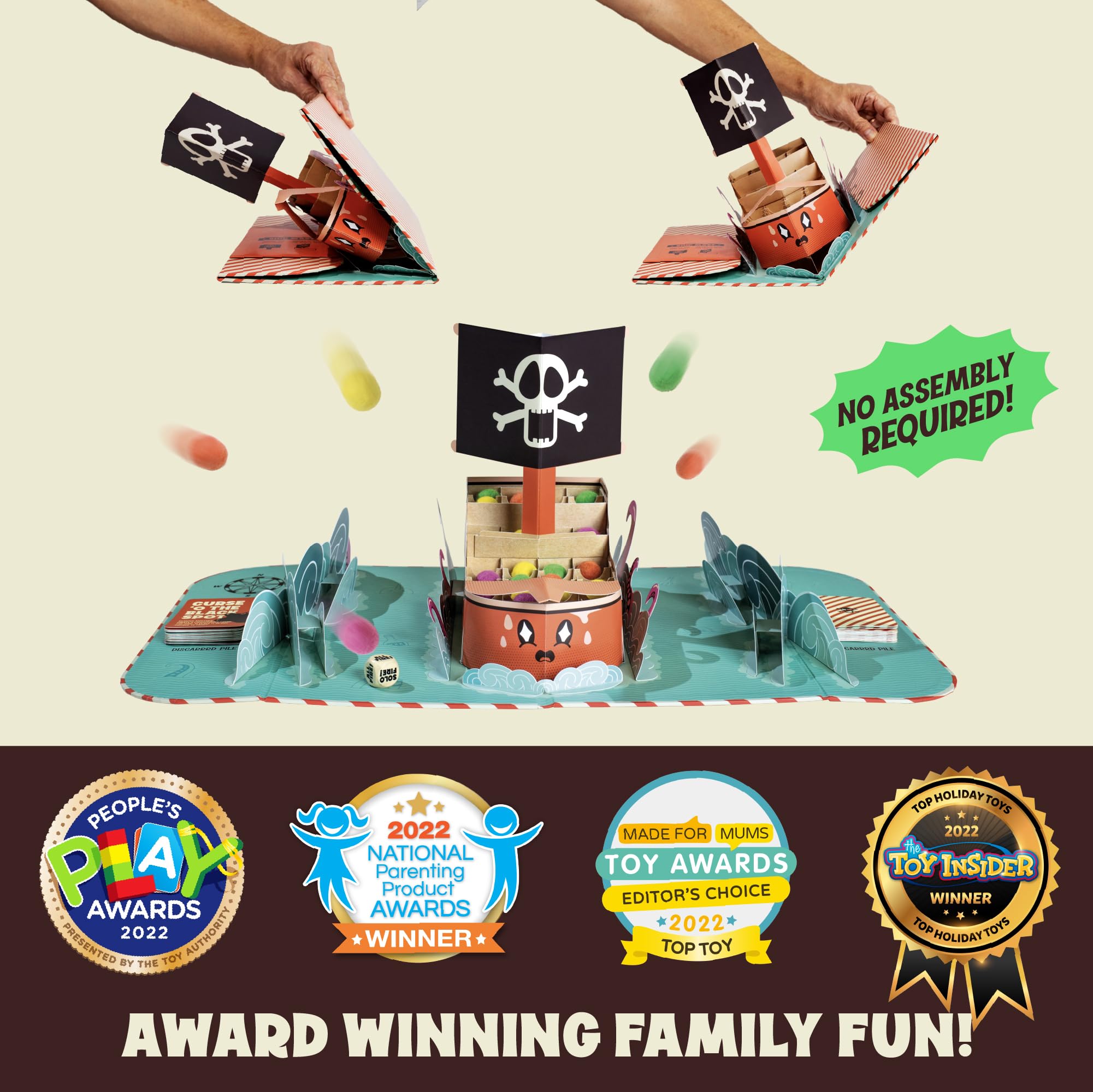 MCMILLER ENTERTAINMENT sabotage cards appear, adding twists to the competition