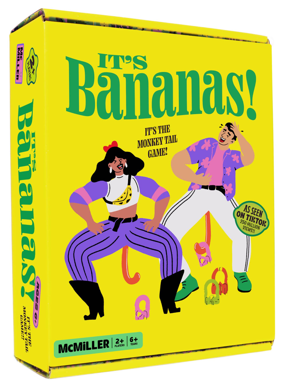 It’s Bananas game box by MCMILLER ENTERTAINMENT, ideal for family game nights.