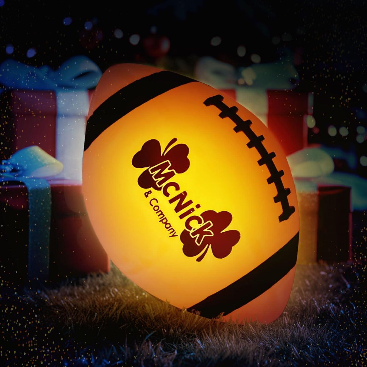 MCNICK & COMPANY Glow Football makes a memorable gift for fans.