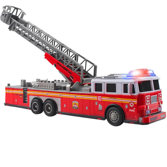 MCNICK & COMPANY RC fire truck with flashing lights for immersive play.