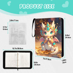 MCPESAS gift-ready binder ideal for collectors of sports or trading cards