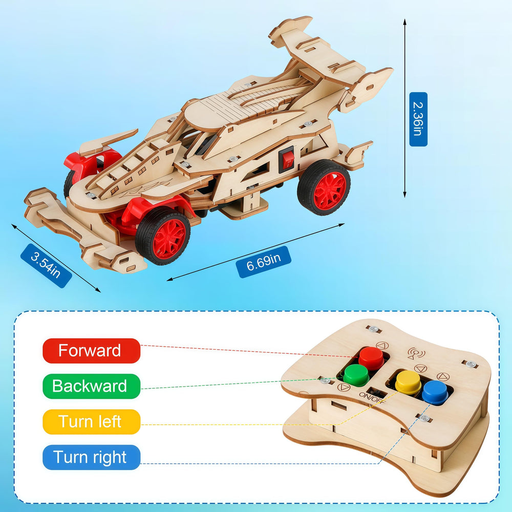 MCRADY remote control assembly: practice circuits and wireless control.