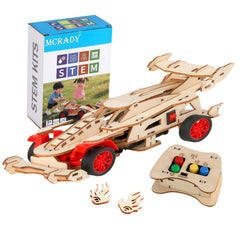 MCRADY STEM toy RC car build: hands-on learning and engineering exploration.