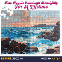 MCTRHG Puzzle Frame Kit box ready to help frame your finished puzzle.
