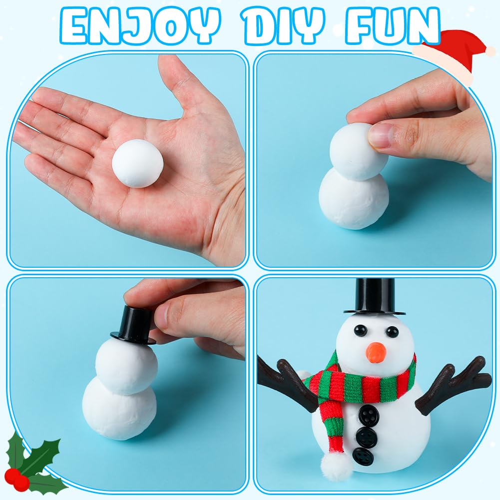 MDCGFOD Snowman Kit children assembling snowmen for creative play