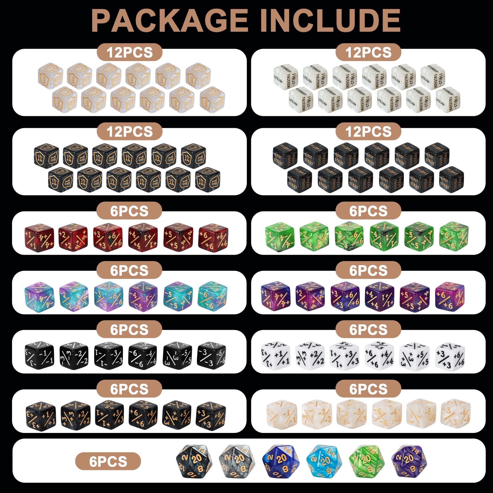 MDDSHGG keyword dice first strike clearly indicates combat effects for MTG