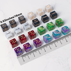 MDDSHGG white keyword dice with Lifelink and Reach for reliable tracking