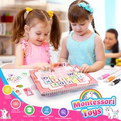 MDINGTD color pen set for unicorn busy book enhances tracing and drawing sessions