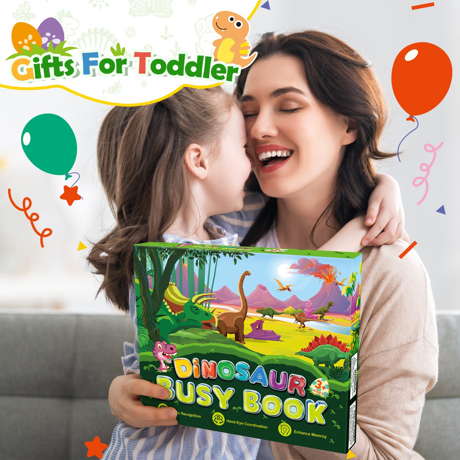 MDINGTD busy book safety features with rounded corners for worry-free play.
