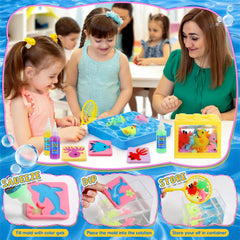 MDINGTD Mini sea tank display keeps creations moist and proud