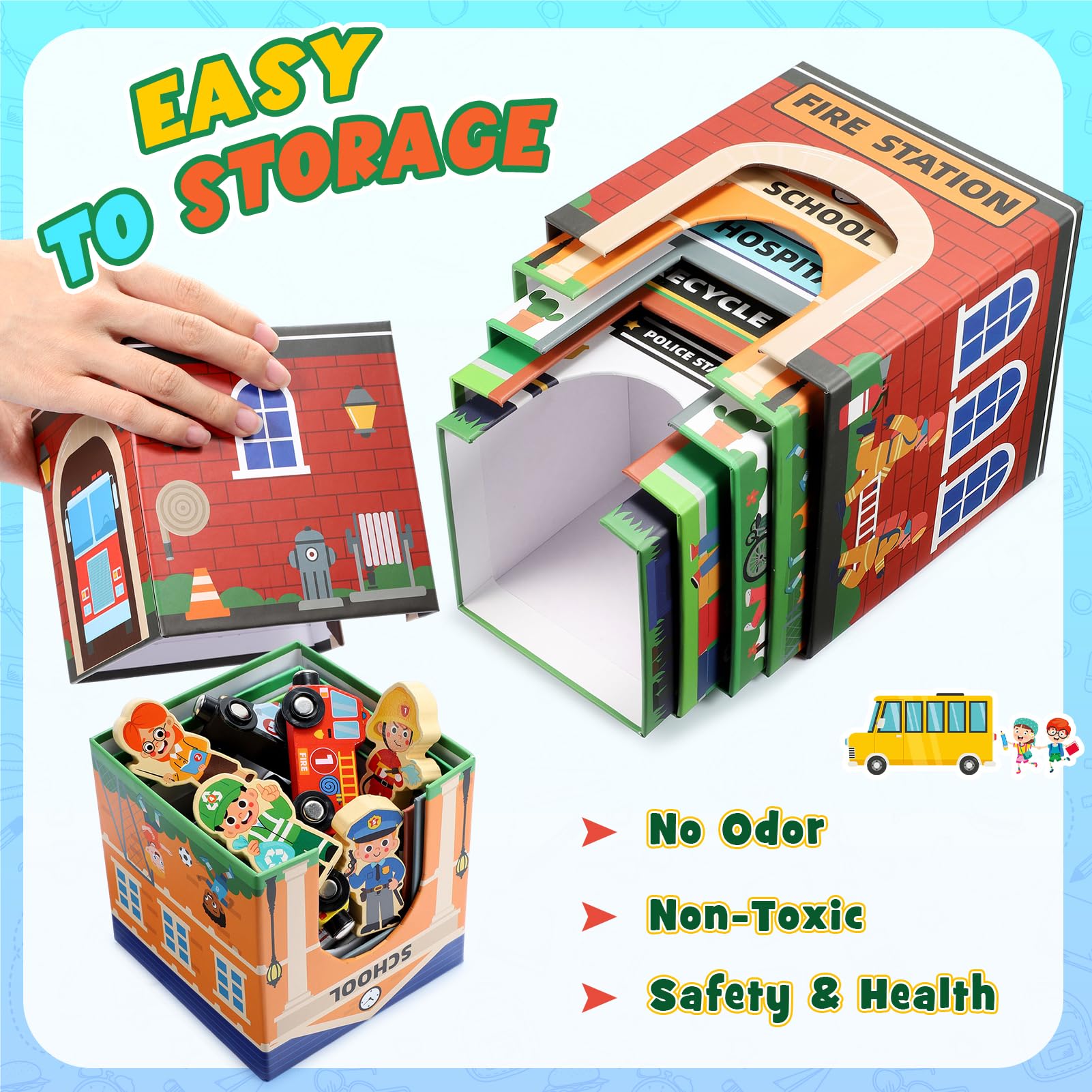 MDINGTD toddler-friendly magnets enable quick connections and problem solving