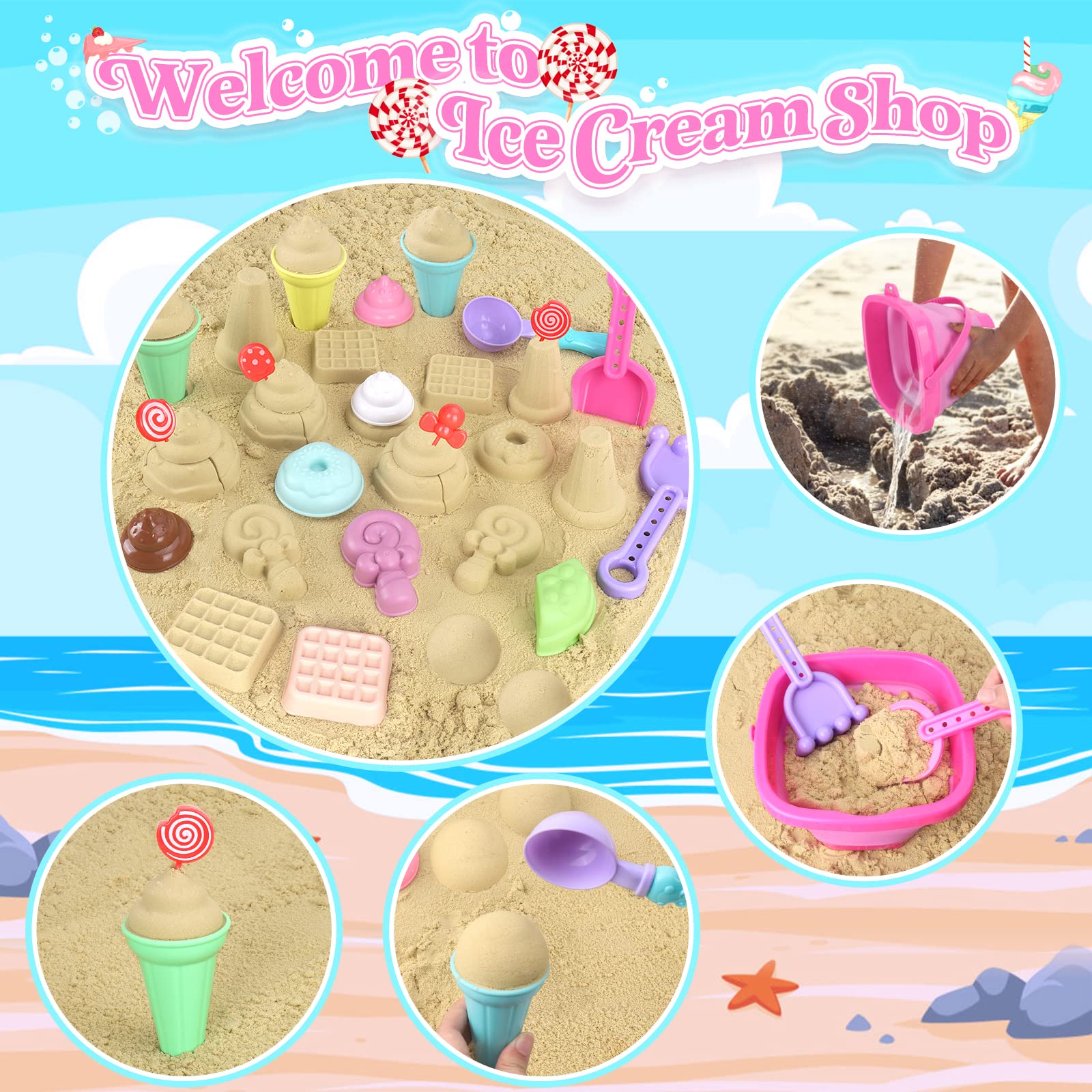 Meaicezli dessert molds add colorful, imaginative play opportunities