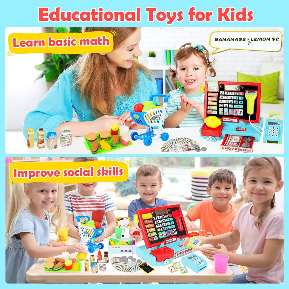 Meaicezli fast-food items with tray for role-play meals