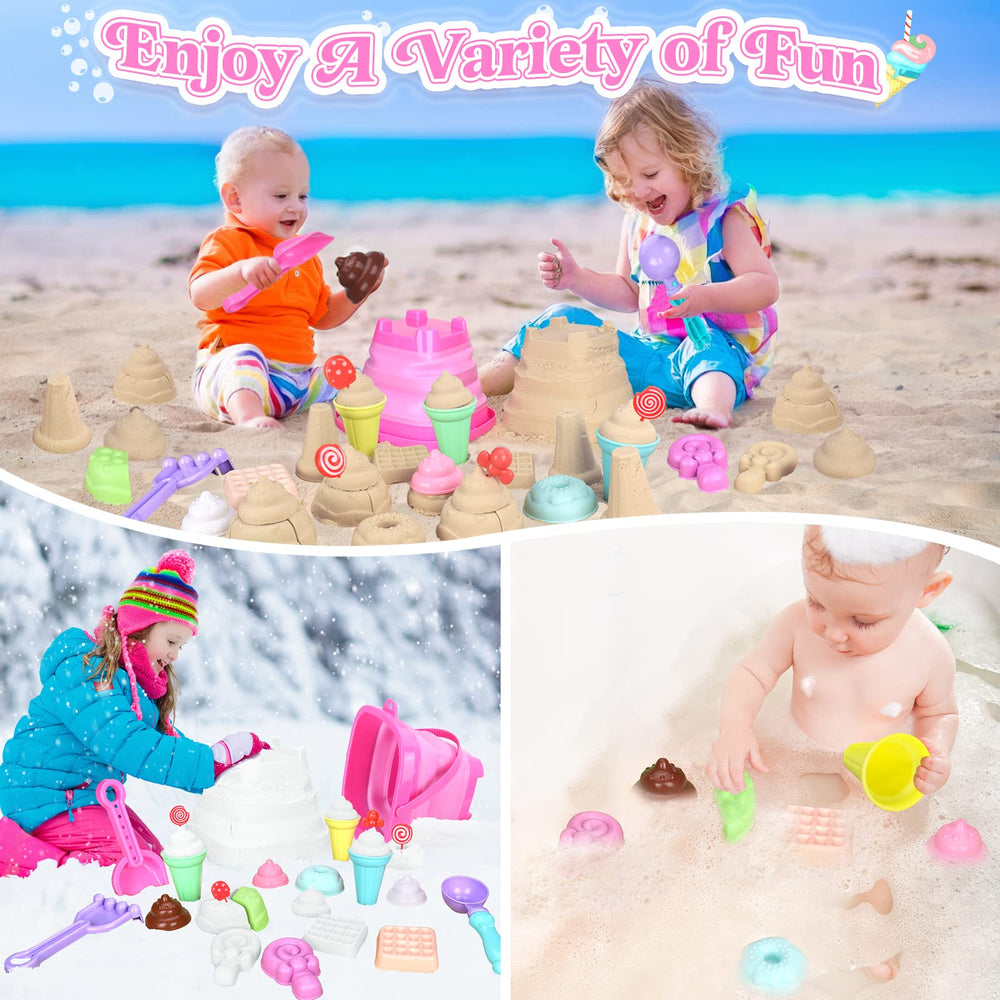 Meaicezli sand shovels are sturdy and kid-friendly