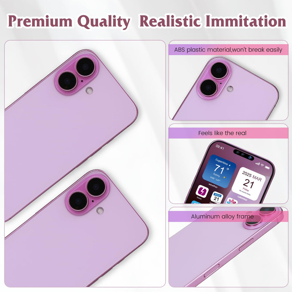 Mearar dummy phone screen detail emphasizes glass-like screen at a glance