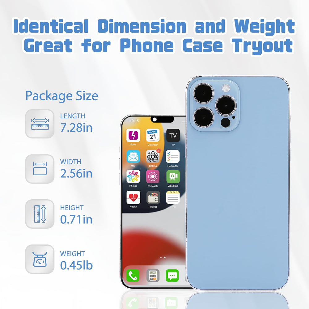 Real-look Mearar dummy phone for store displays and product photography.
