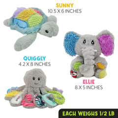 Packaging image for MEAVIA sensory plush gift set