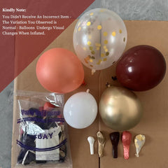 MEBAY Gold confetti 12-inch balloons add festive sparkle