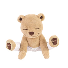 Meddy Teddy yoga bear front view, ideal for cozy yoga sessions and imaginative play.