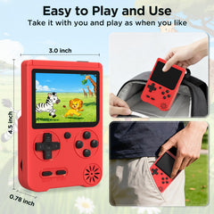 Medoque handheld console 3 inch screen delivers clear retro visuals