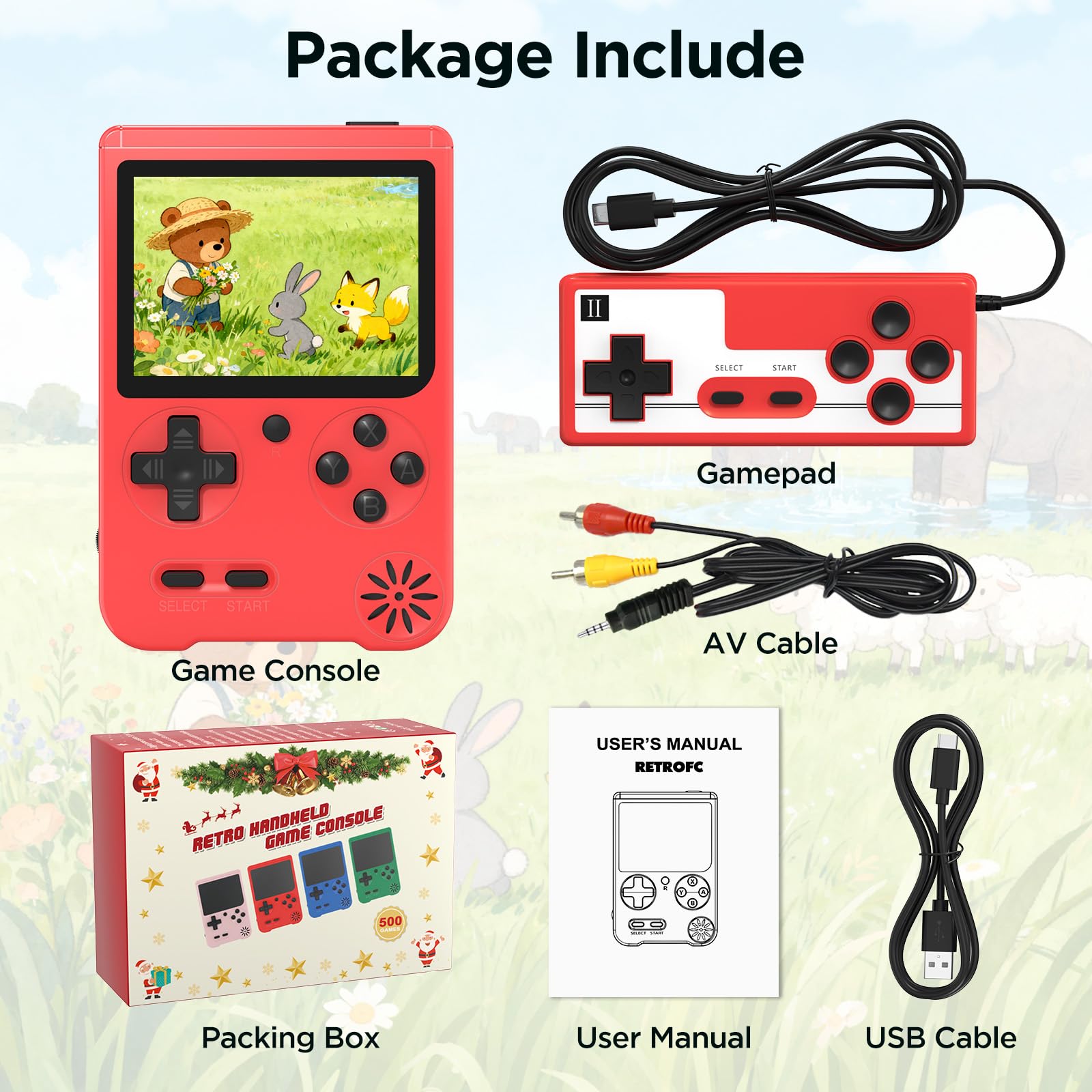 Medoque handheld console ergonomic grip for comfortable handheld gaming