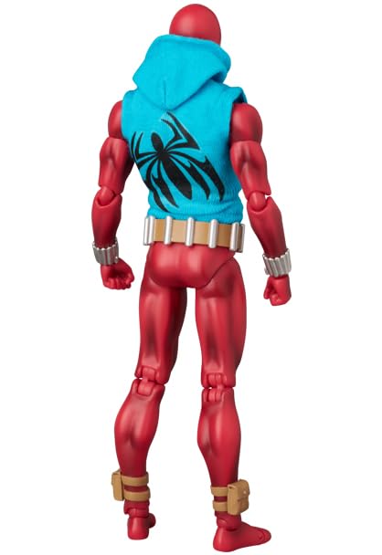 Medicom MAFEX Scarlet Spider Ver. 2.0 head parts for expressive display options.