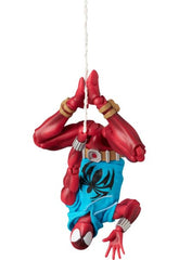 Medicom MAFEX Scarlet Spider Ver. 2.0 movable figure stand simplifies posing.
