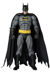 Medicom Toy MAFEX Knight Crusader Batman Black Version articulated for posing.