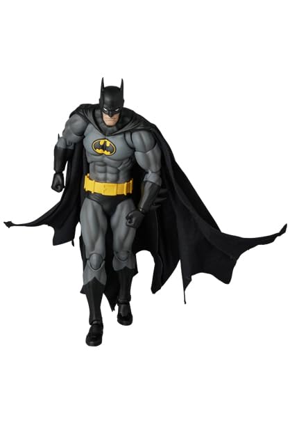 Medicom Toy MAFEX Knight Crusader Batman Black Version front view for dynamic display.