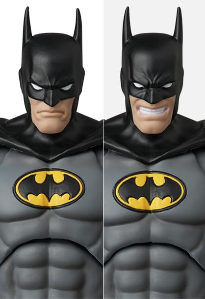 Medicom Toy MAFEX Knight Crusader Batman Black Version premium pre-painted finish.