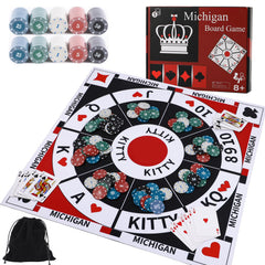 Medikaison Michigan Rummy board mat for spacious play surface and smooth handling