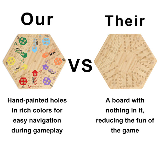 Medikaison Wahoo board side view highlights solid wood construction and durable painted surfaces