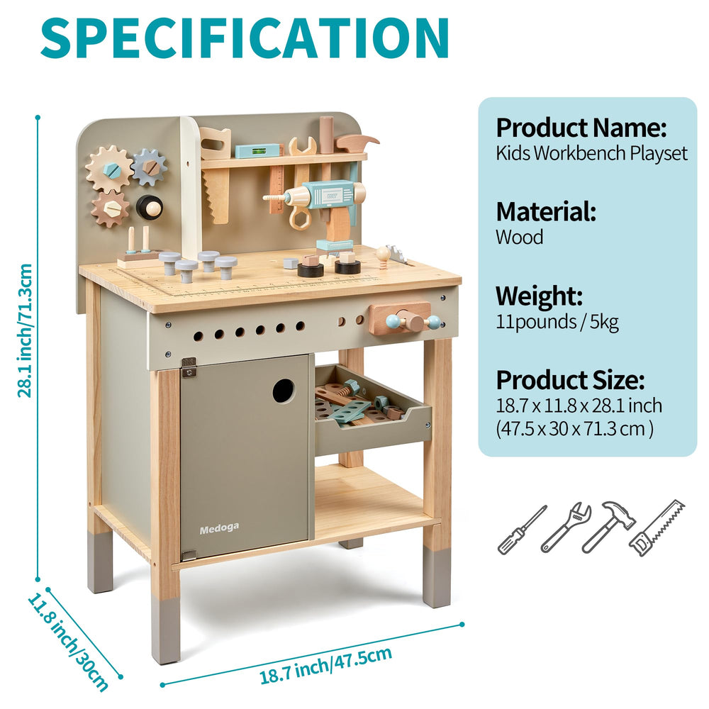 Medoga easy-assembly guide helps adults set up quickly.
