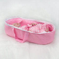 Medylove carry basket for doll accessories, keeps toys organized