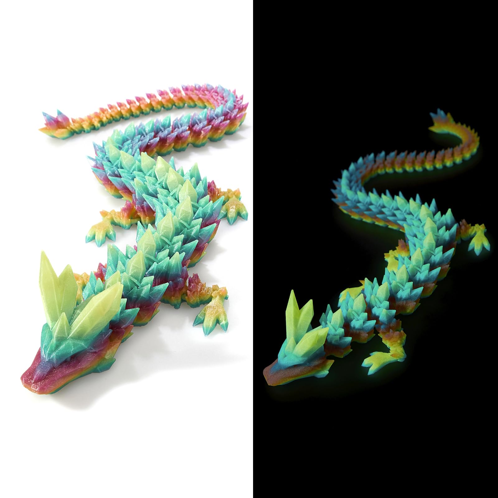 Meet Gladness 24-inch dragon figure, a bold desk decor piece for imaginative play.