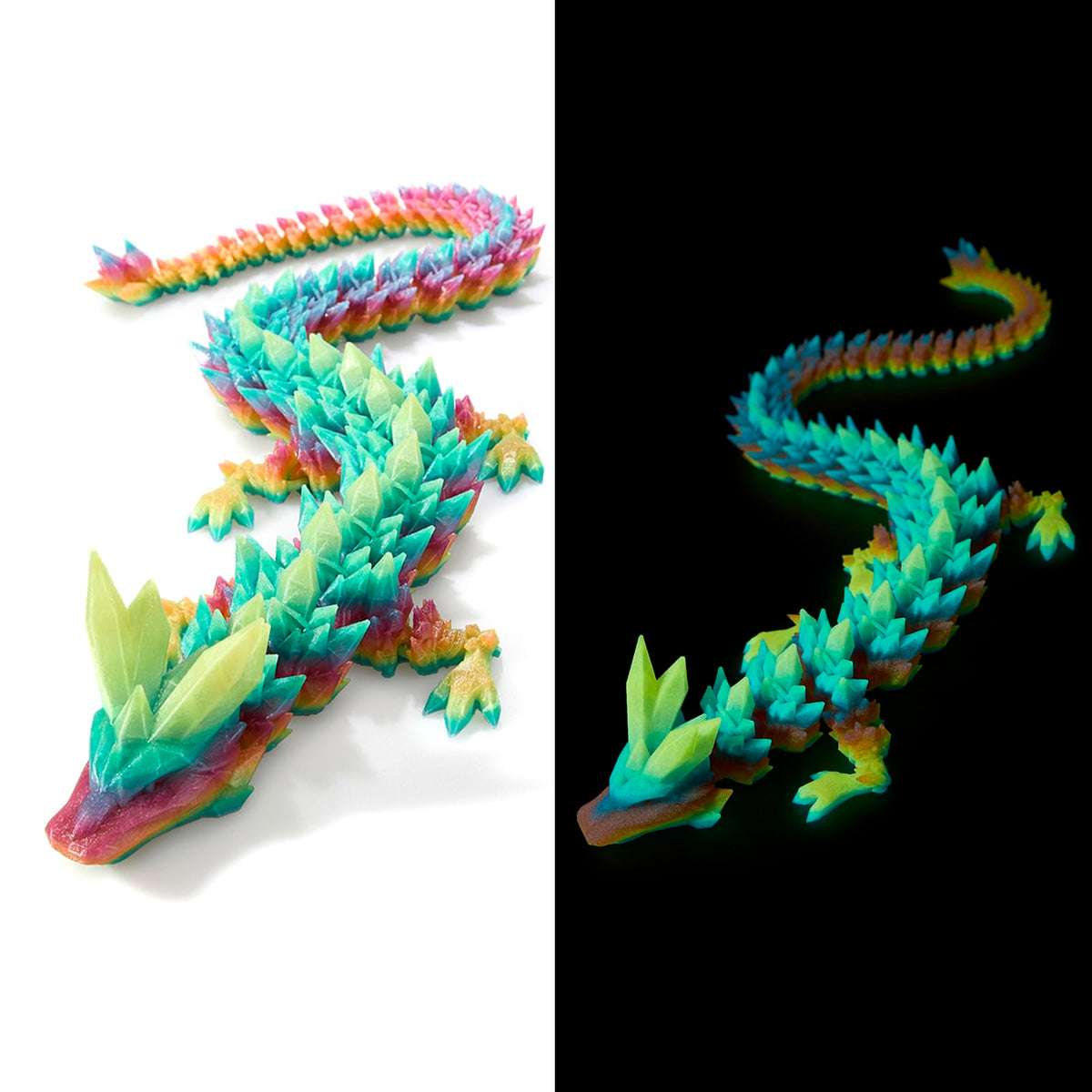 Meet Gladness 24-inch dragon figure, a bold desk decor piece for imaginative play.