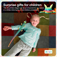 Meet Gladness dragon puppet, tactile collectible for kids and collectors.