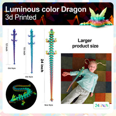 Meet Gladness rainbow-finish dragon, a striking collectible for display and gifting.