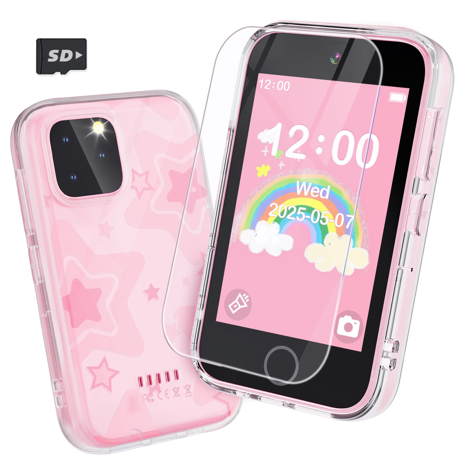 Meetrye Kids Phone with 3.5-inch screen for safe learning and play.