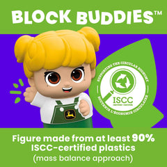 Mattel Mega Bloks building blocks image demonstrates stackable blocks compatible with other Mega Bloks sets.
