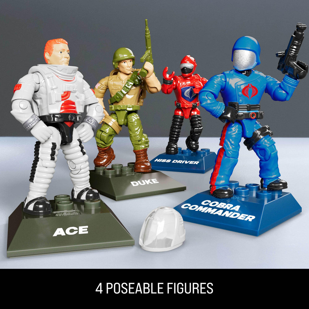 Mega Bloks Cobra H.I.S.S. turret rotation enables interactive posing