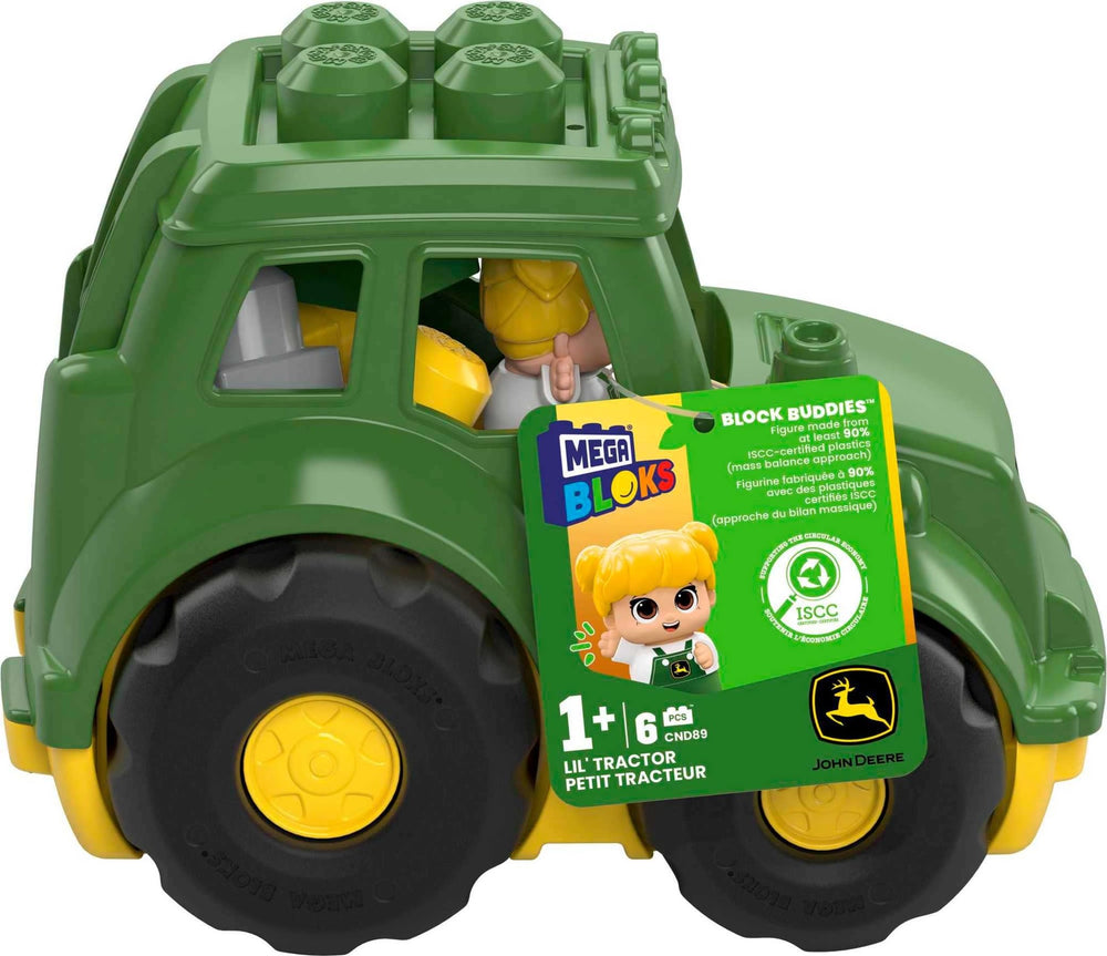 Mattel Mega Bloks farm play set image emphasizes hands-on farm roleplay and creativity.