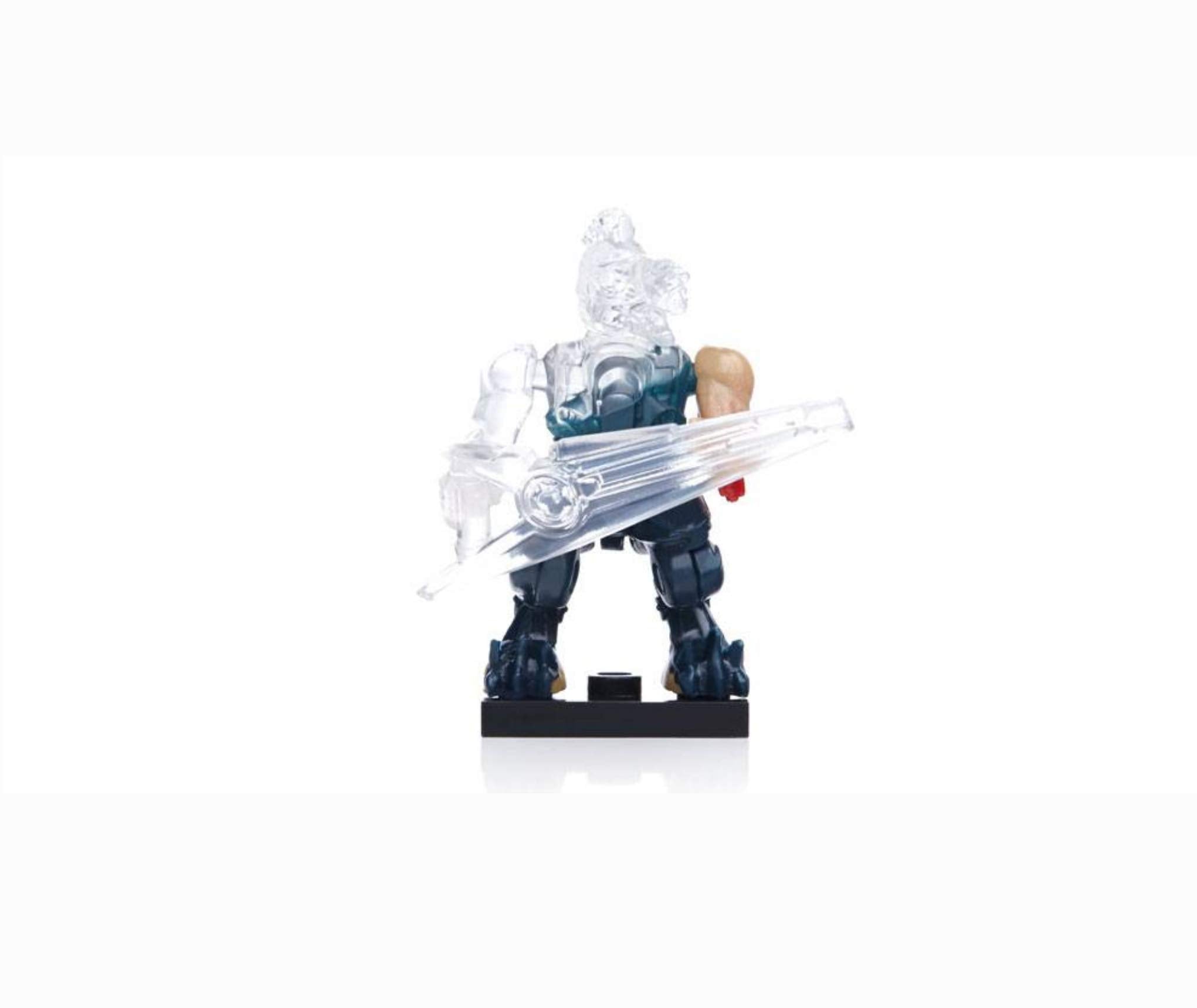 Mega Bloks Halo figure armed in detailed armor for play.