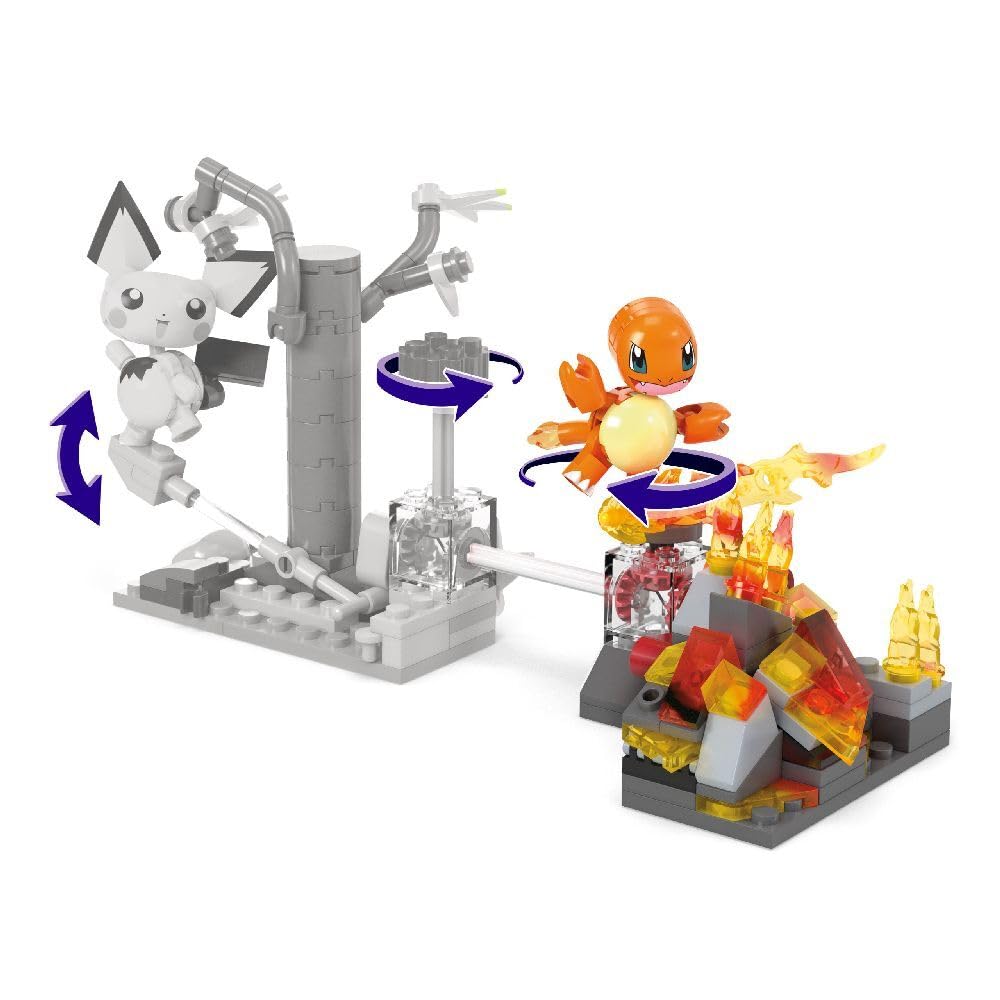 Mega Brands Adventure Builder set connections extend the Pokemon world through modular play.